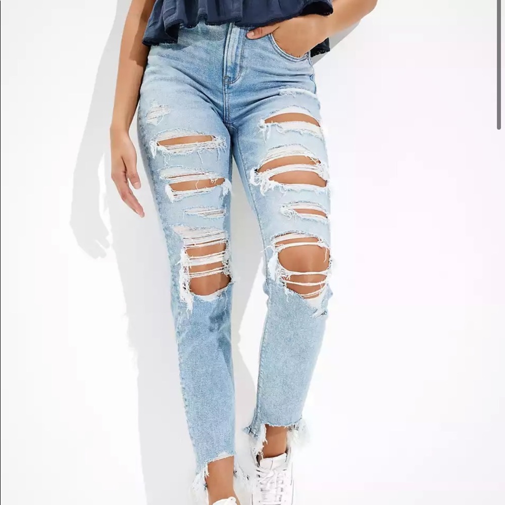 American Eagle Mom Jeans Stretch